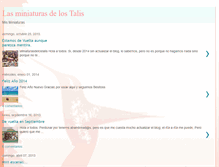 Tablet Screenshot of miniaturasdelostalis.com